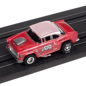 Auto World Hot Wheels Candy Striper Xtraction - 1955 Chevy Bel Air HO Scale Slot Car