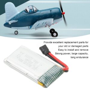 3.7V 400mAh Lithium Battery, 25C RC Battery for WLtoys XK A500 Remote Control Aircraft Spare Parts