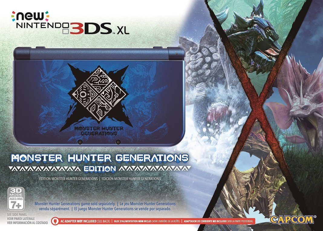 New Nintendo 3DS XL Monster Hunter Generations Edition (Renewed)