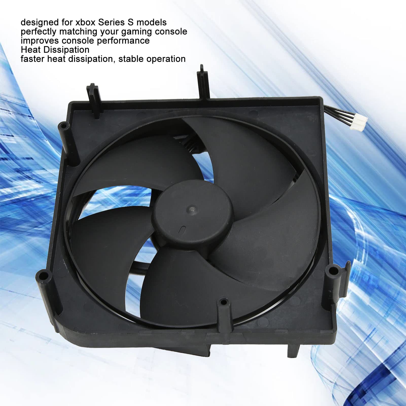 for Xbox Series S Game Console Internal Fan, Replacement Cooling Fan, Compact CPU Cooling Fan for Xbox Series S, Easy to Install