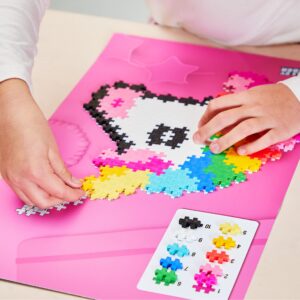 Plus Plus - Puzzle By Number - 250 Piece Unicorn - Construction Building Stem / Steam Toy, Interlocking Mini Puzzle Blocks for Kids