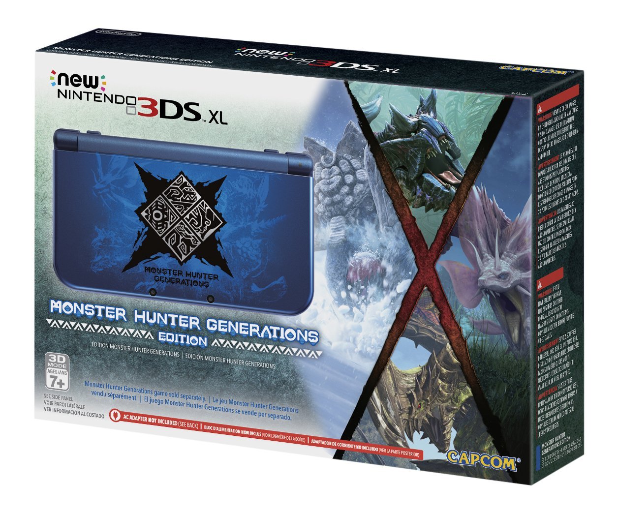 New Nintendo 3DS XL Monster Hunter Generations Edition (Renewed)