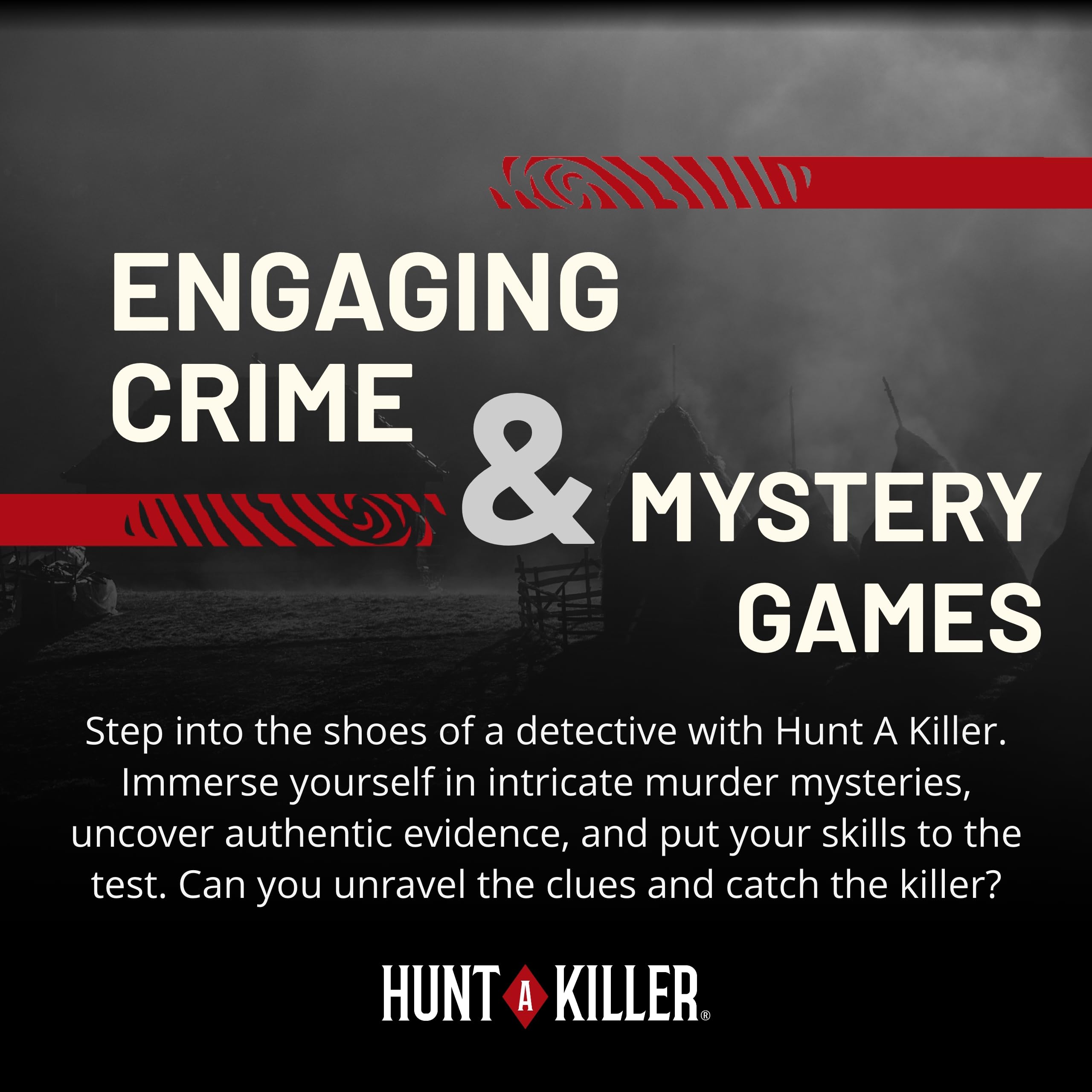 Hunt A Killer: Camp Calamity - Solve a Murder at a Summer Camp, Interactive Unsolved Mysteries Game, Mystery Box for Game Night, Murder Mysteries Card, Puzzle, and Board Games, for Ages 14+