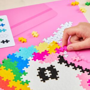 Plus Plus - Puzzle By Number - 250 Piece Unicorn - Construction Building Stem / Steam Toy, Interlocking Mini Puzzle Blocks for Kids