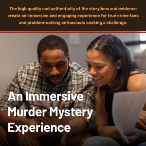 Hunt A Killer: Camp Calamity - Solve a Murder at a Summer Camp, Interactive Unsolved Mysteries Game, Mystery Box for Game Night, Murder Mysteries Card, Puzzle, and Board Games, for Ages 14+