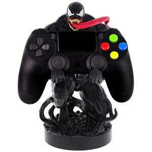 Exquisite Gaming: Marvel Wolverine and Venom - Original Mobile Phone & Gaming Controller Holders, Device Stands, Cable Guys, Licensed Figures