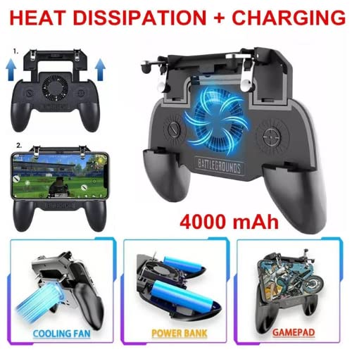 Cooling Gamepad, Mobile Phone Game Controller Joystick Cooling Fan Gamepad ,Universal