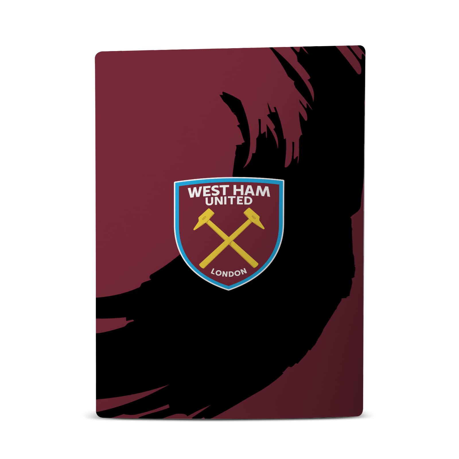 Head Case Designs Officially Licensed West Ham United FC Sweep Stroke Art Vinyl Faceplate Sticker Gaming Skin Decal Compatible with Sony Playstation 5 PS5 Disc Edition Console & DualSense Controller