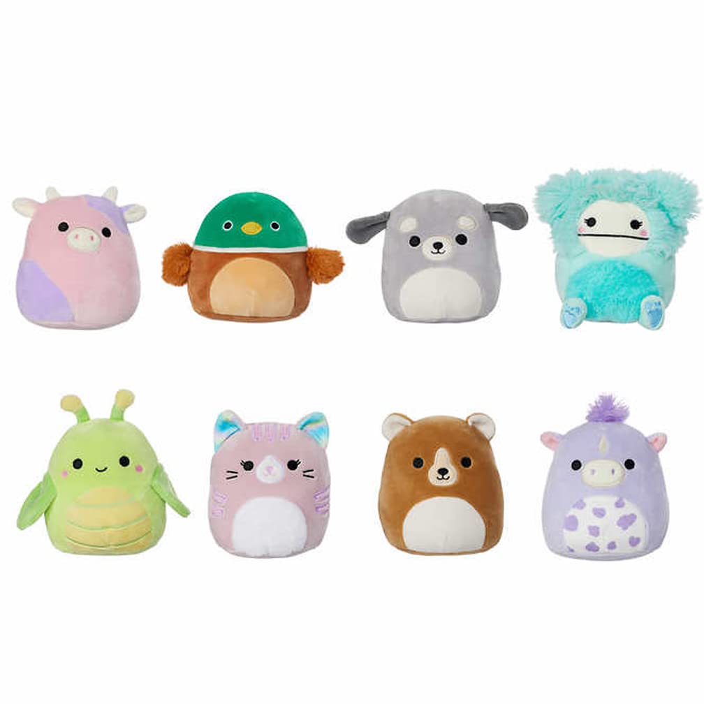 Squishmallow Official Kellytoy Collectors Box Set Collectable Choose Your Favorite (8 Pack Popular Set (5 Inch Size))