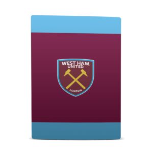 Head Case Designs Officially Licensed West Ham United FC 1895 Claret Crest Art Vinyl Faceplate Sticker Gaming Skin Decal Cover Compatible with Sony Playstation 5 PS5 Digital Edition Console