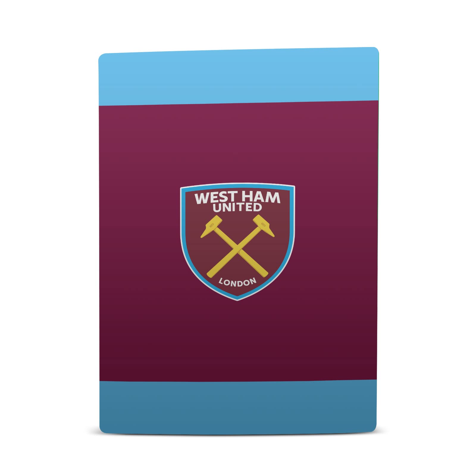 Head Case Designs Officially Licensed West Ham United FC 1895 Claret Crest Art Vinyl Faceplate Sticker Gaming Skin Decal Cover Compatible with Sony Playstation 5 PS5 Digital Edition Console