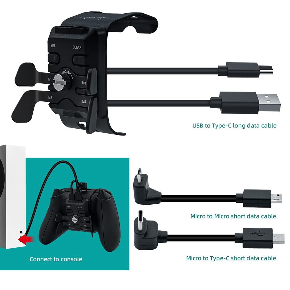 Erhai Controller Back Button Attachment Adapter Paddles Trigger for/X//Controller Gamepad