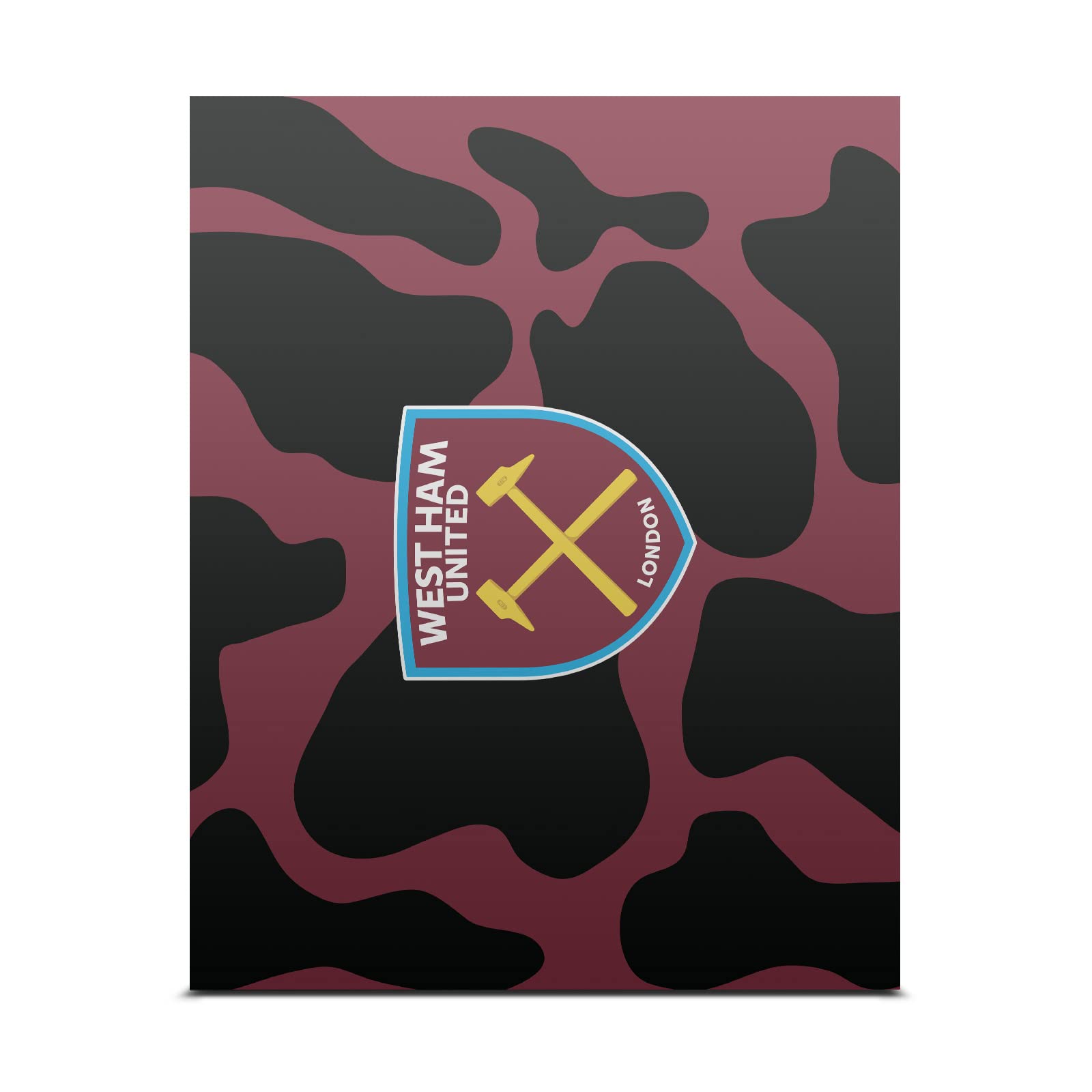 Head Case Designs Officially Licensed West Ham United FC Cow Print Art Vinyl Sticker Gaming Skin Decal Cover Compatible with Xbox One X Console and Controller Bundle