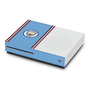 head case designs officially licensed manchester city man city fc 2022/23 home kit logo art vinyl sticker gaming skin decal cover compatible with xbox one s console