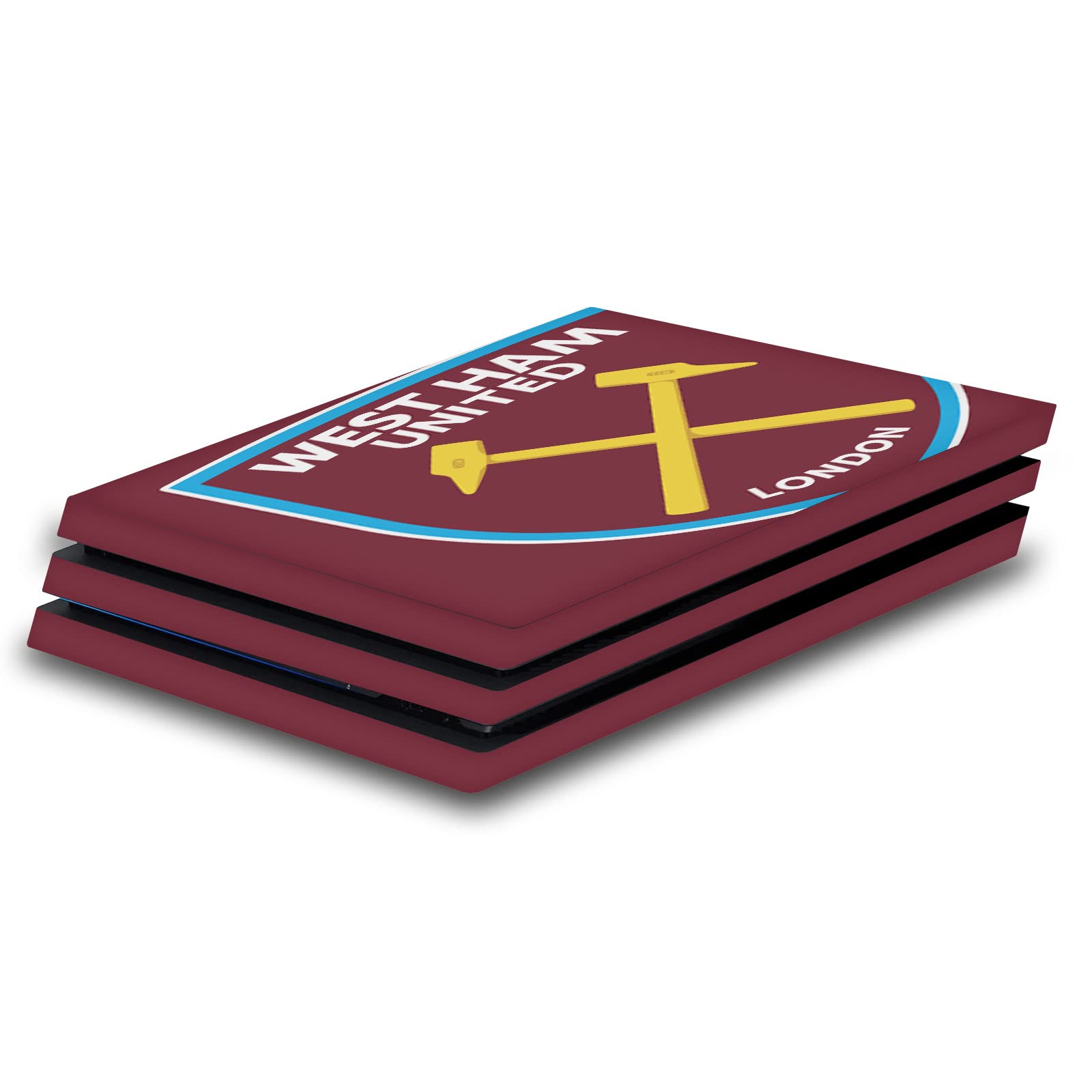 Head Case Designs Officially Licensed West Ham United FC Oversized Art Vinyl Sticker Gaming Skin Decal Cover Compatible with Sony Playstation 4 PS4 Pro Console