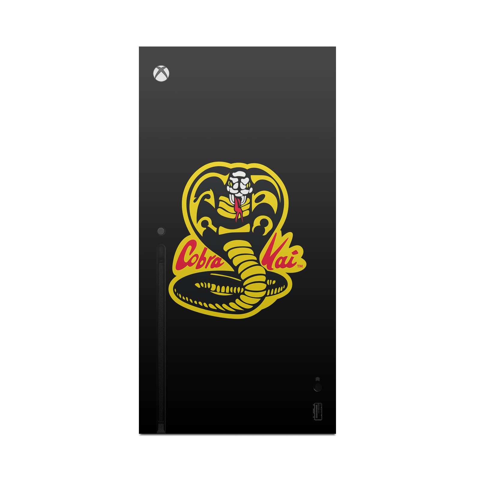 Head Case Designs Officially Licensed Cobra Kai Classic Logo Iconic Vinyl Sticker Gaming Skin Decal Cover Compatible with Xbox Series X Console and Controller Bundle