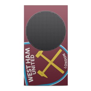 Head Case Designs Officially Licensed West Ham United FC Oversized Art Vinyl Sticker Gaming Skin Decal Cover Compatible with Xbox Series S Console