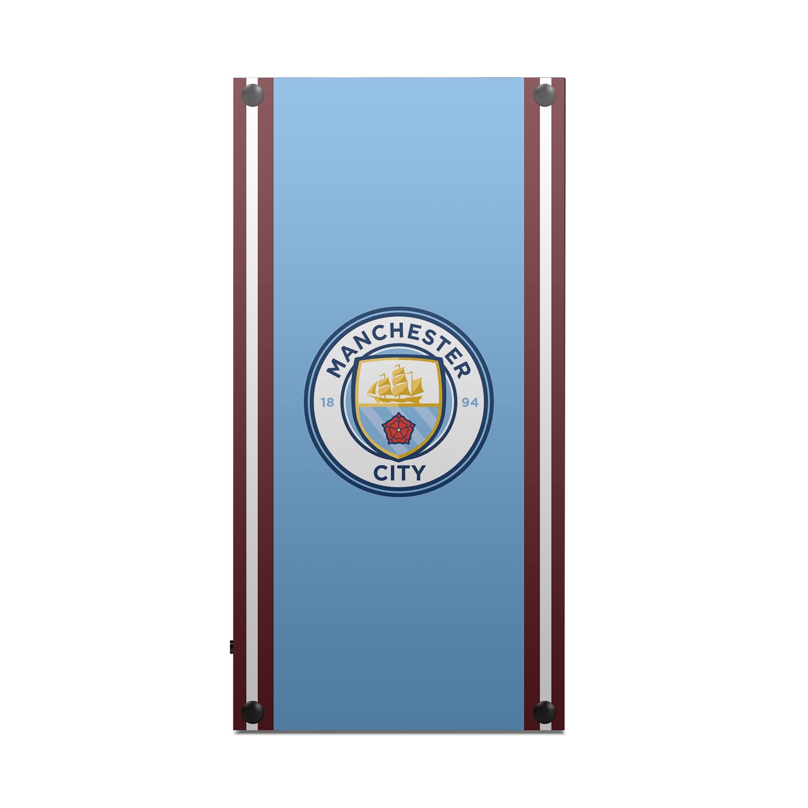 Head Case Designs Officially Licensed Manchester City Man City FC 2022/23 Home Kit Logo Art Vinyl Sticker Gaming Skin Decal Cover Compatible with Xbox Series X Console