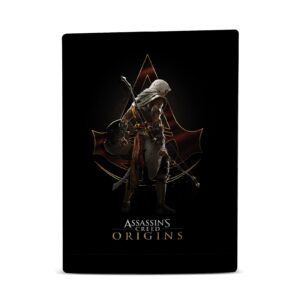 Head Case Designs Officially Licensed Assassin's Creed Bayek Crest Origins Character Art Vinyl Faceplate Gaming Skin Decal Compatible With Sony PlayStation 5 PS5 Disc Console & DualSense Controller