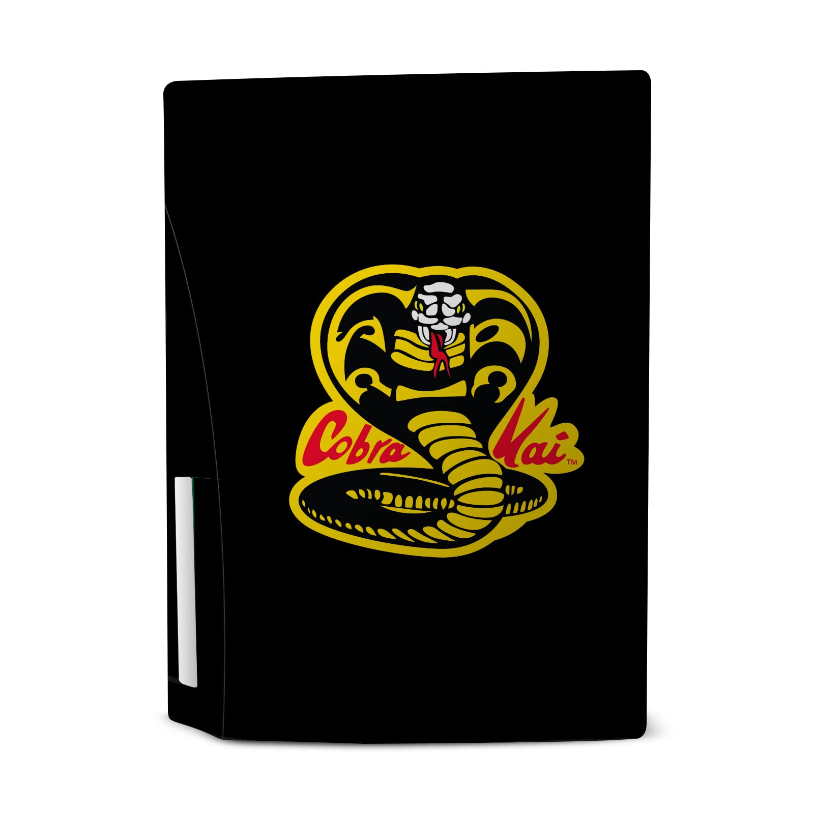 Head Case Designs Officially Licensed Cobra Kai Classic Logo Iconic Vinyl Faceplate Sticker Gaming Skin Decal Cover Compatible With Sony PlayStation 5 PS5 Disc Edition Console