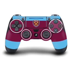 Head Case Designs Officially Licensed West Ham United FC 1895 Claret Crest Art Vinyl Sticker Gaming Skin Decal Cover Compatible with Sony Playstation 4 PS4 Pro Console and DualShock 4 Controller