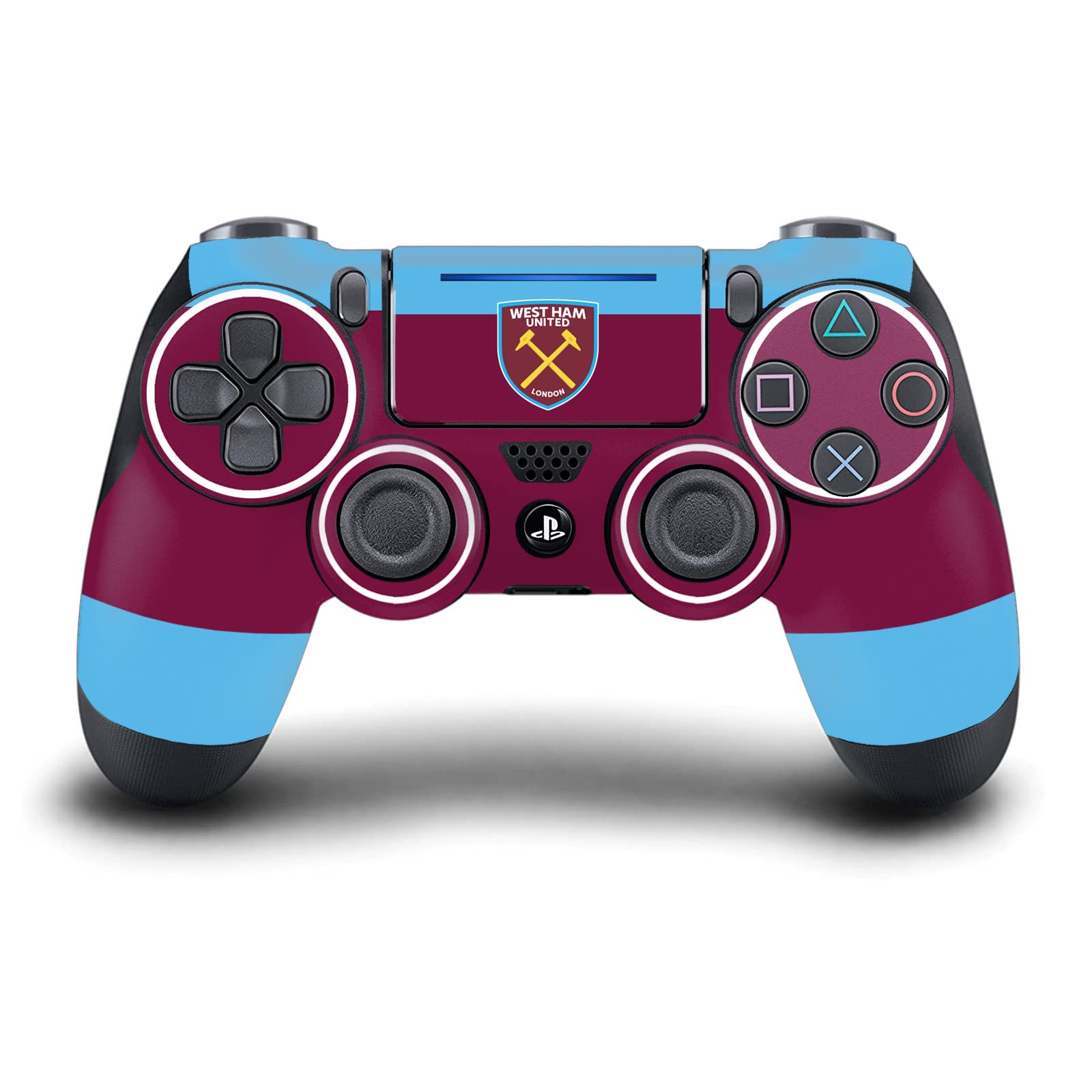 Head Case Designs Officially Licensed West Ham United FC 1895 Claret Crest Art Vinyl Sticker Gaming Skin Decal Cover Compatible with Sony Playstation 4 PS4 Pro Console and DualShock 4 Controller