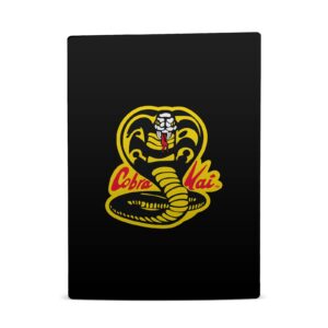 Head Case Designs Officially Licensed Cobra Kai Classic Logo Iconic Vinyl Faceplate Sticker Gaming Skin Decal Compatible With Sony PlayStation 5 PS5 Digital Edition Console and DualSense Controller