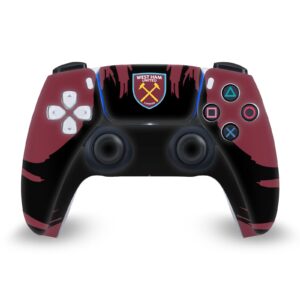 Head Case Designs Officially Licensed West Ham United FC Sweep Stroke Art Vinyl Faceplate Sticker Gaming Skin Decal Cover Compatible with Sony Playstation 5 PS5 DualSense Controller