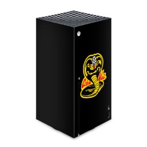 Head Case Designs Officially Licensed Cobra Kai Classic Logo Iconic Vinyl Sticker Gaming Skin Decal Cover Compatible With Xbox Series X Console