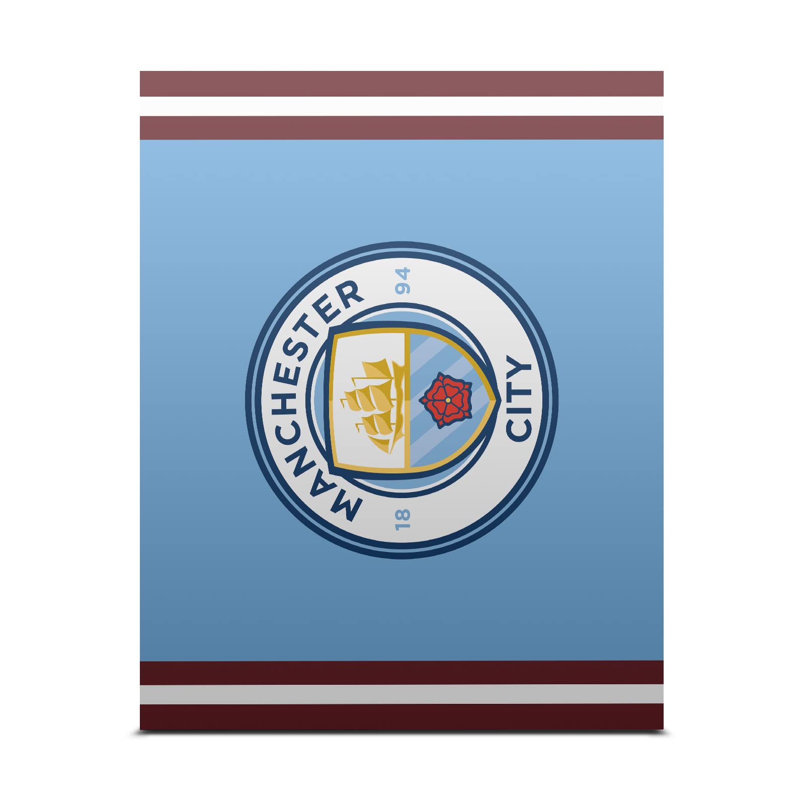 Head Case Designs Officially Licensed Manchester City Man City FC 2022/23 Home Kit Logo Art Vinyl Sticker Gaming Skin Decal Cover Compatible with Xbox One X Console