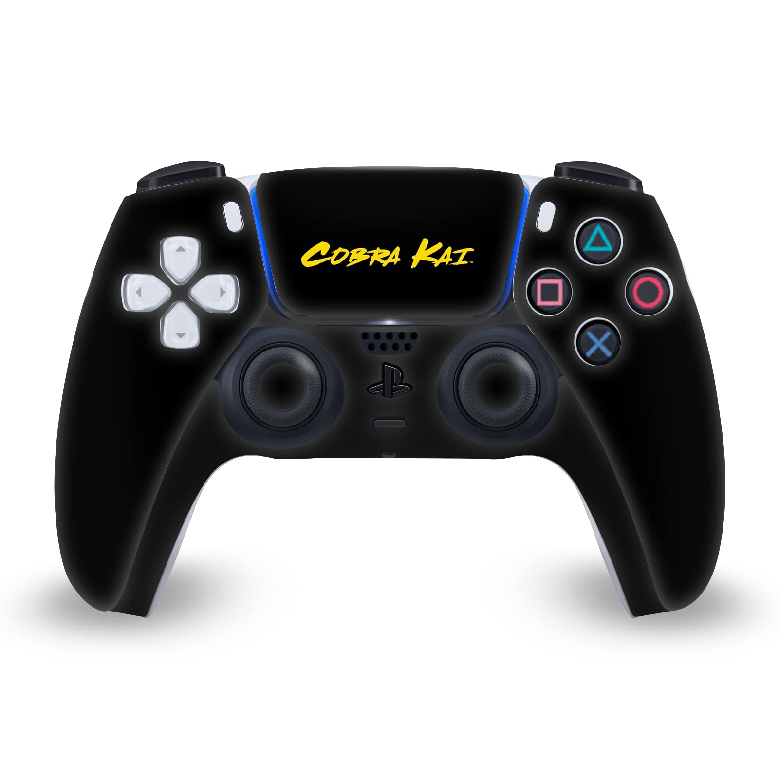 Head Case Designs Officially Licensed Cobra Kai Classic Logo Iconic Vinyl Faceplate Sticker Gaming Skin Decal Cover Compatible With Sony PlayStation 5 PS5 DualSense Controller