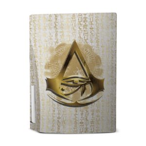 Head Case Designs Officially Licensed Assassin's Creed Eye Of Horus Origins Graphics Vinyl Faceplate Gaming Skin Decal Compatible With Sony PlayStation 5 PS5 Disc Console & DualSense Controller