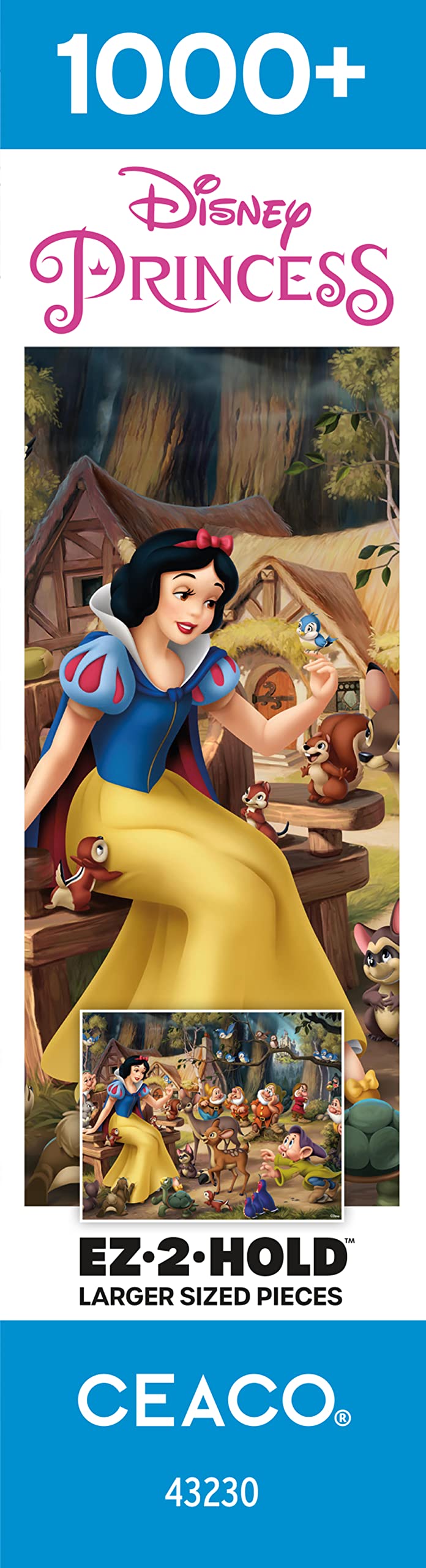 Ceaco - Disney Princess - Snow White's Delight - 1000 Oversized Piece Jigsaw Puzzle