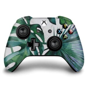 head case designs officially licensed nature magick green art mix vinyl sticker gaming skin decal cover compatible with xbox one s/x controller