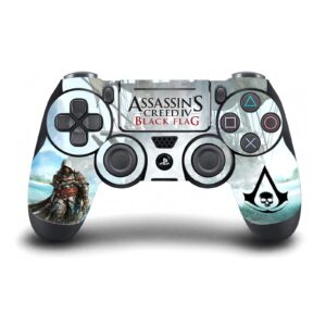 Head Case Designs Officially Licensed Assassin's Creed Edward Kenway Key Art Black Flag Graphics Vinyl Gaming Skin Decal Compatible with Sony Playstation 4 PS4 Pro Console and DualShock 4 Controller