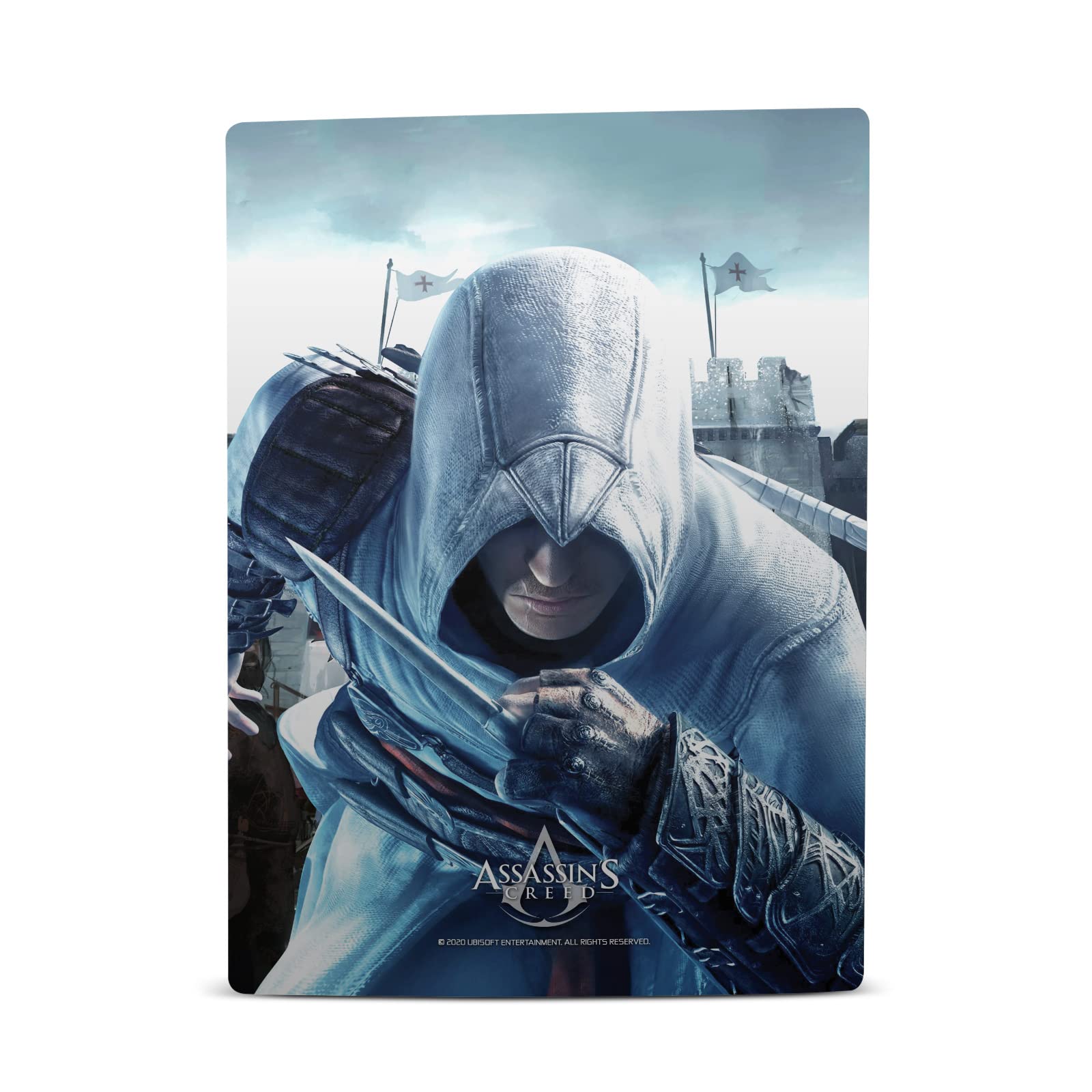 Head Case Designs Officially Licensed Assassin's Creed Key Art Altaïr Graphics Vinyl Faceplate Gaming Skin Decal Compatible With Sony PlayStation 5 PS5 Digital Edition Console and DualSense Controller