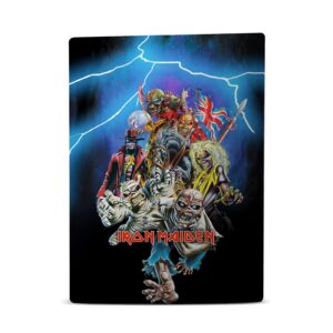 Head Case Designs Officially Licensed Iron Maiden Best Of Beast Graphic Art Vinyl Faceplate Sticker Gaming Skin Decal Compatible With Sony PlayStation 5 PS5 Disc Edition Console & DualSense Controller