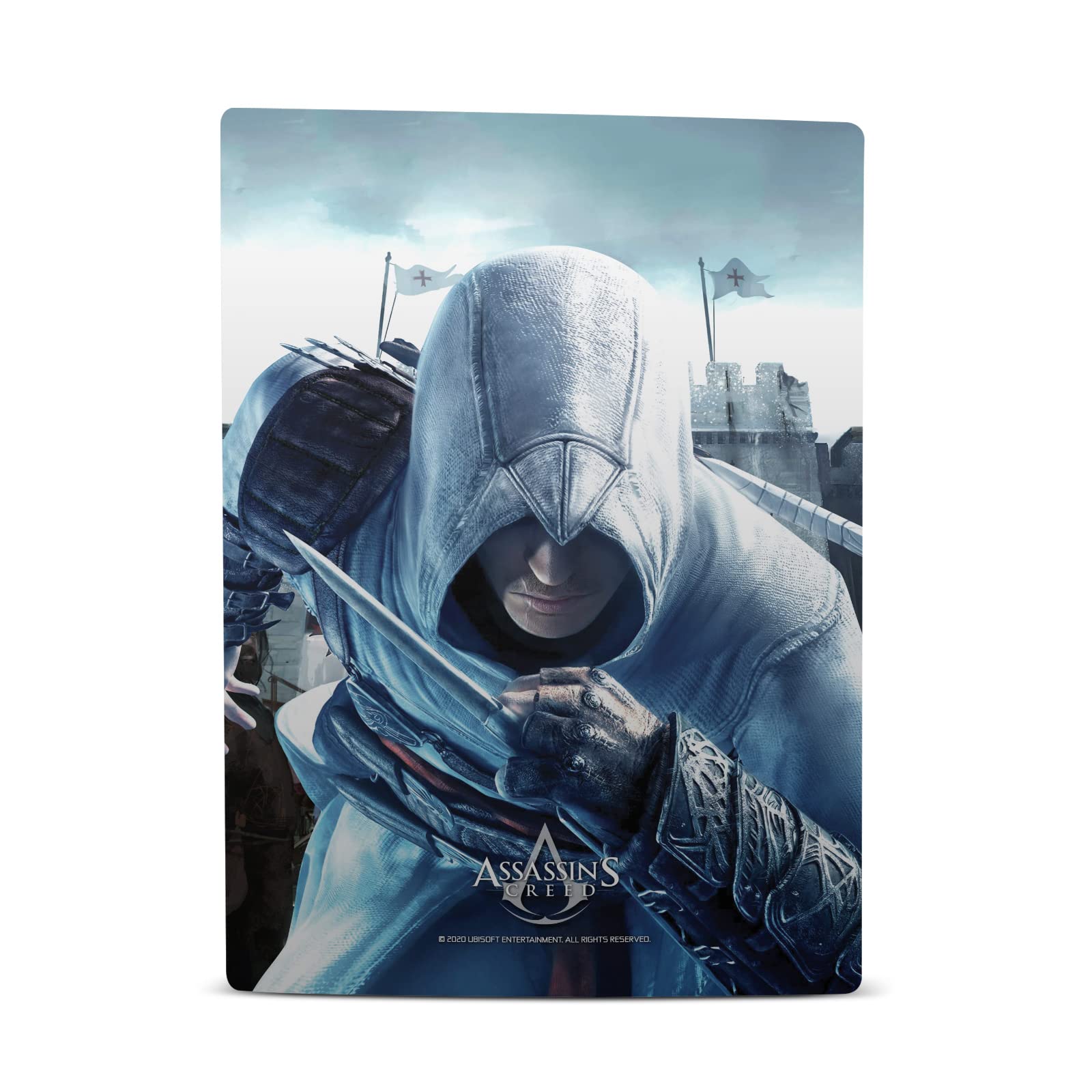 Head Case Designs Officially Licensed Assassin's Creed Key Art Altaïr Graphics Vinyl Faceplate Gaming Skin Decal Compatible With Sony PlayStation 5 PS5 Digital Edition Console and DualSense Controller