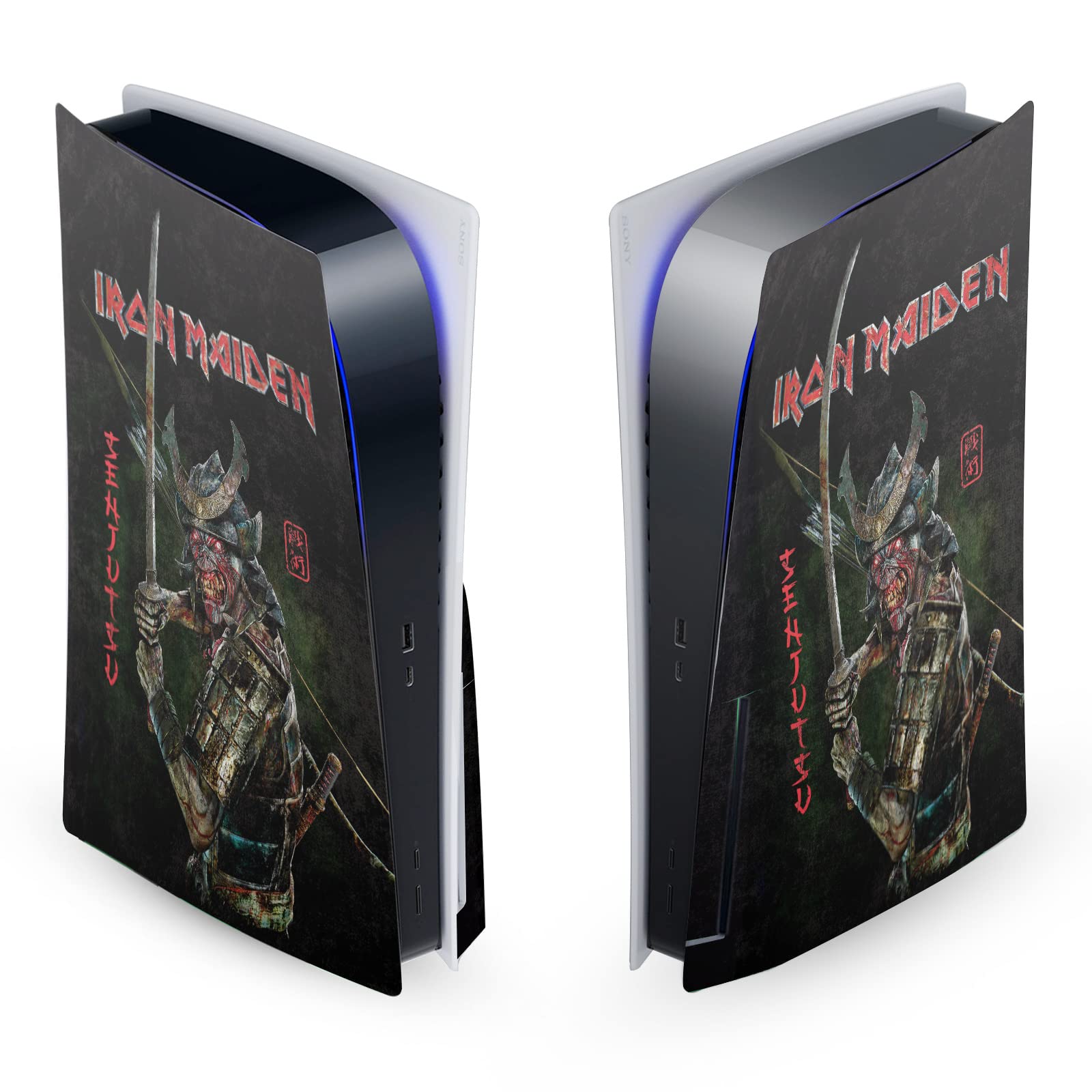 Head Case Designs Officially Licensed Iron Maiden Senjutsu Album Cover Graphic Art Vinyl Faceplate Sticker Gaming Skin Decal Cover Compatible With Sony PlayStation 5 PS5 Disc Edition Console