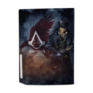 Head Case Designs Officially Licensed Assassin's Creed Jacob Frye Syndicate Graphics Vinyl Faceplate Gaming Skin Decal Compatible With Sony PlayStation 5 PS5 Disc Console & DualSense Controller