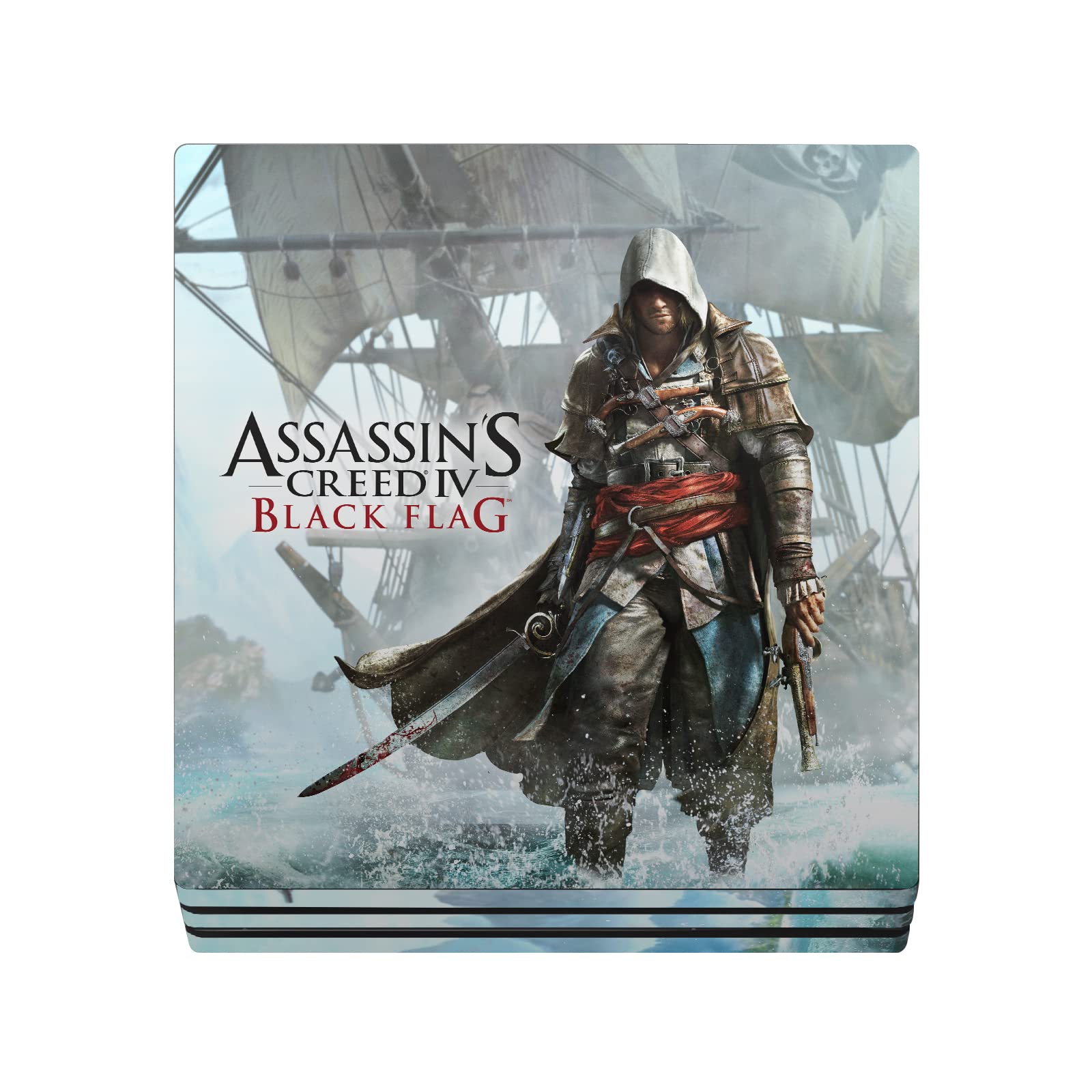 Head Case Designs Officially Licensed Assassin's Creed Edward Kenway Key Art Black Flag Graphics Vinyl Gaming Skin Decal Compatible with Sony Playstation 4 PS4 Pro Console and DualShock 4 Controller