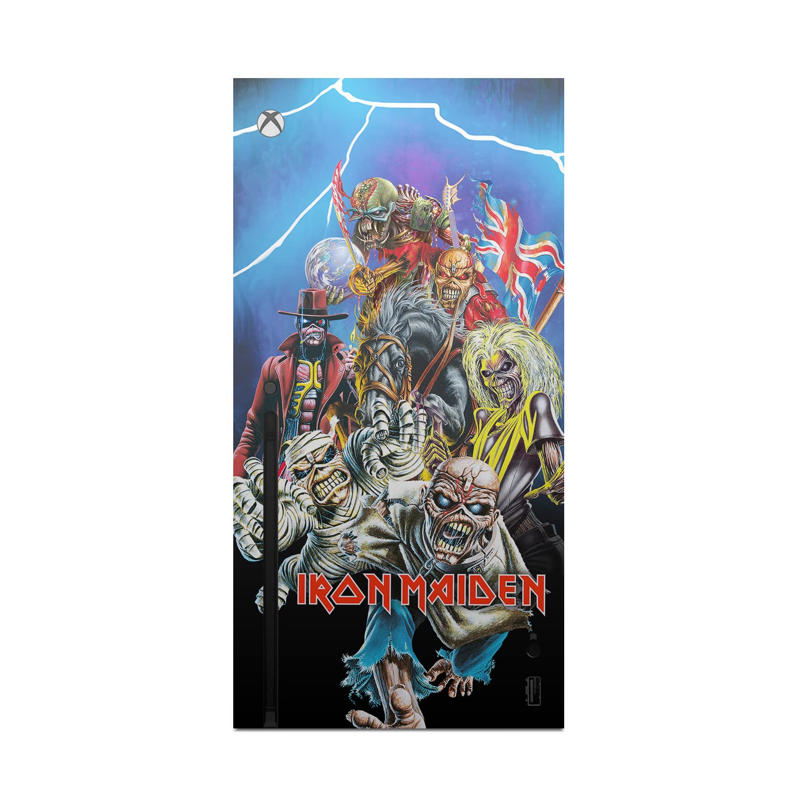 Head Case Designs Officially Licensed Iron Maiden Best of Beast Graphic Art Vinyl Sticker Gaming Skin Decal Cover Compatible with Xbox Series X Console