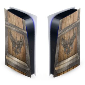 Head Case Designs Officially Licensed Assassin's Creed Wood And Metal Chest Black Flag Graphics Vinyl Faceplate Sticker Gaming Skin Decal Compatible With Sony PlayStation 5 PS5 Digital Edition Console