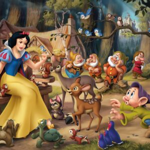 Ceaco - Disney Princess - Snow White's Delight - 1000 Oversized Piece Jigsaw Puzzle