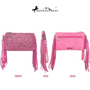 Western Fringe Small Crossbody Bag Vintage Cowhide Hair on Clutch Handbags Cowgirl Leather Shoulder Purse MBB-MW1217-181HPK