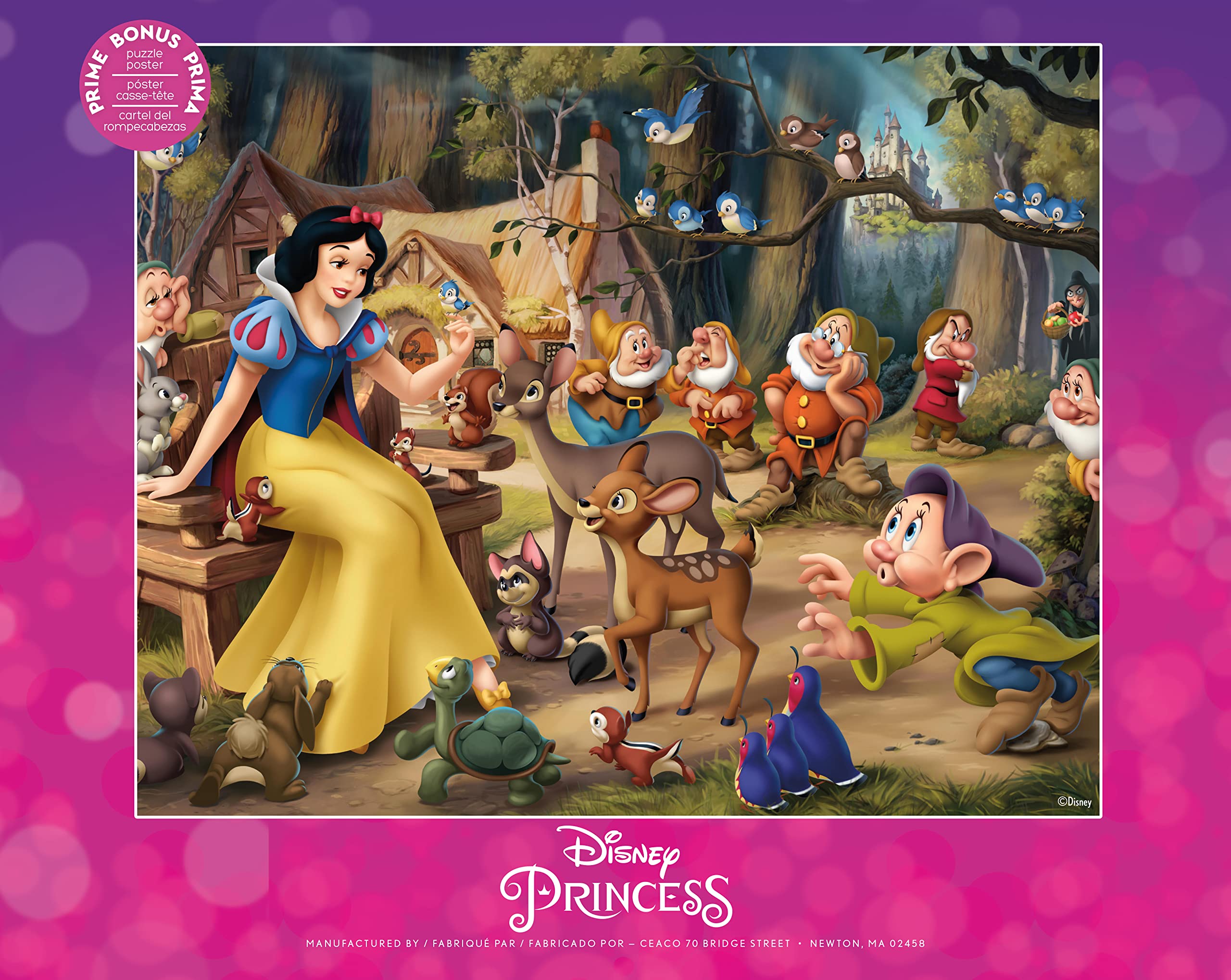 Ceaco - Disney Princess - Snow White's Delight - 1000 Oversized Piece Jigsaw Puzzle