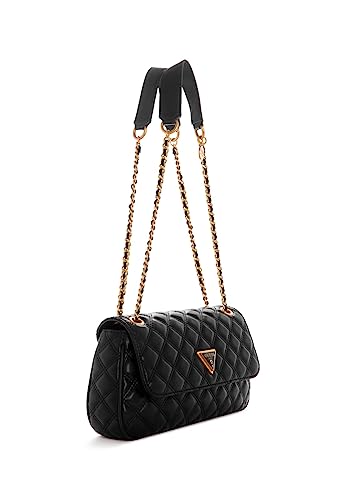 GUESS Giully Convertible Crossbody Flap, Black