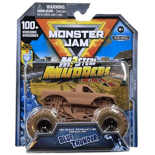 Monster Jam Mystery Mudders [Blue Thunder] 1:64 Scale diecast Truck