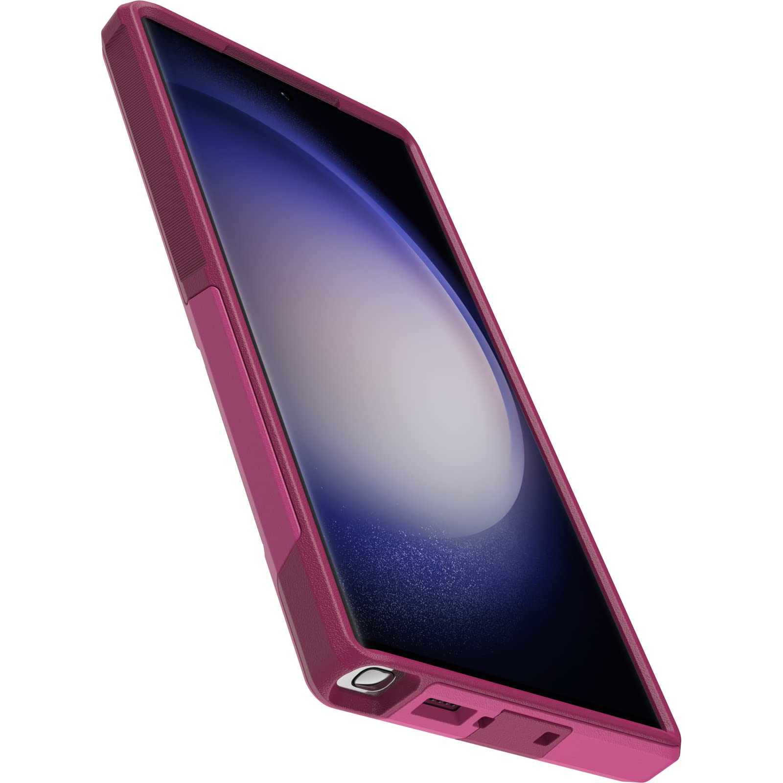 OtterBox Galaxy S23 Ultra Commuter Series Case - INTO The Fuchsia (Pink), Slim & Tough, Pocket-Friendly, with Port Protection