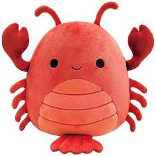 squishmallows kellytoy sea life squad plush toy (8" lorono the lobster)